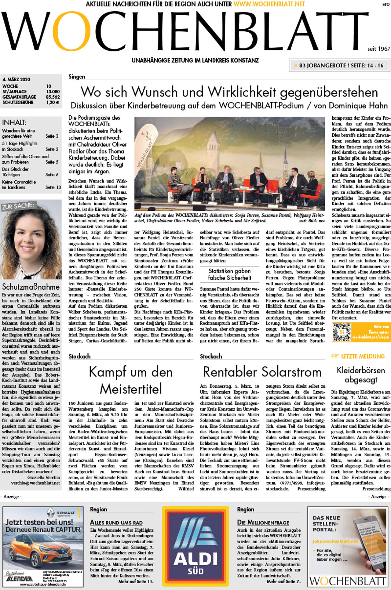 Ausgabe 10 vom 04. März 2020