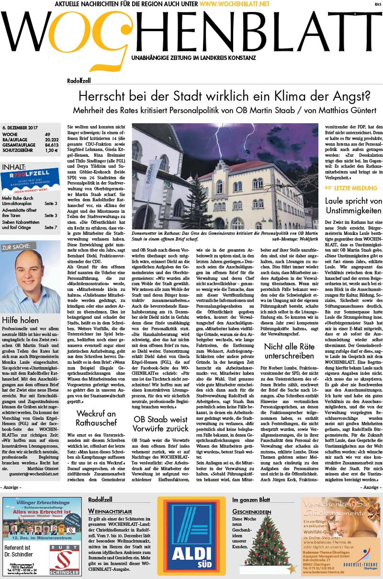 Ausgabe 49 vom 06. Dezember 2017