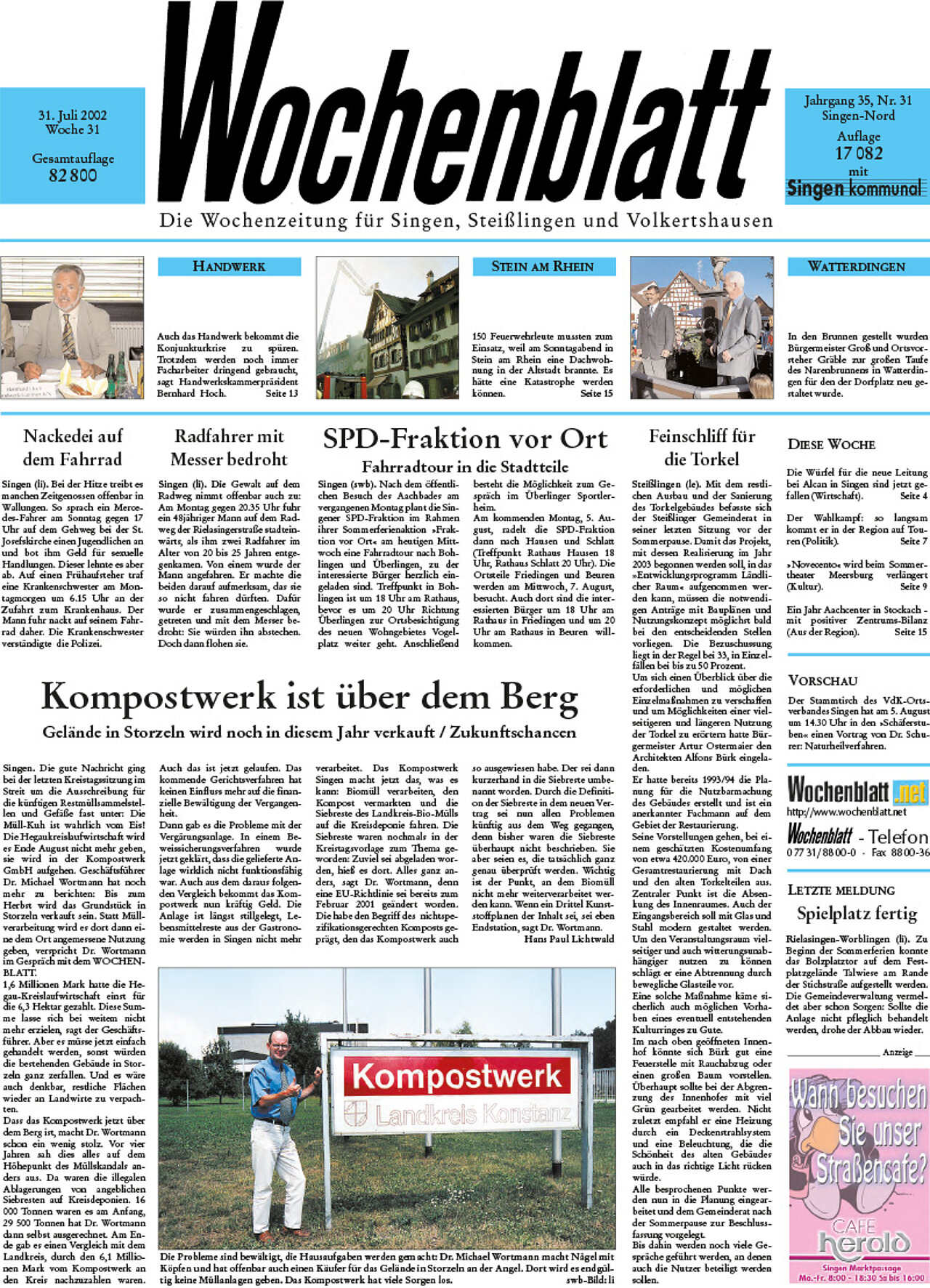 Ausgabe 31 vom 31. Juli 2002