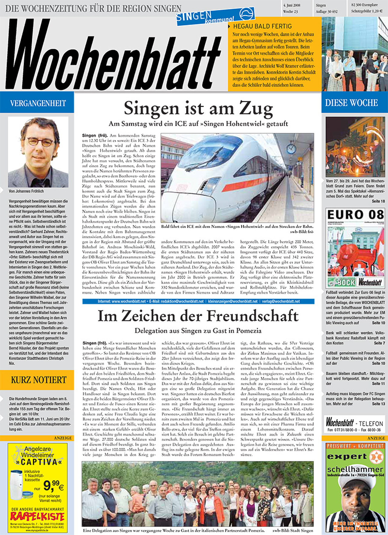 Ausgabe 23 vom 04. Juni 2008