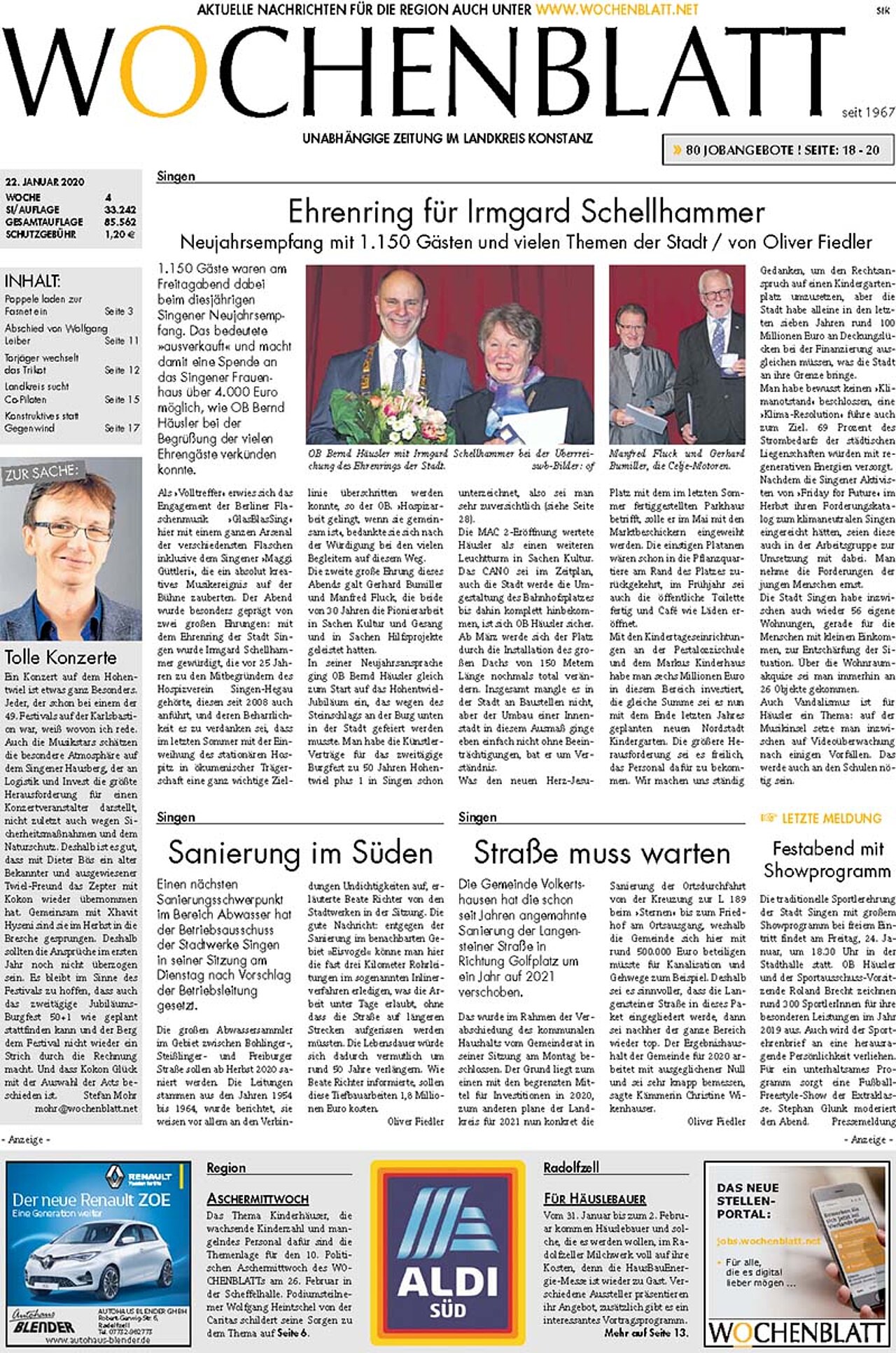 Ausgabe 04 vom 22. Januar 2020