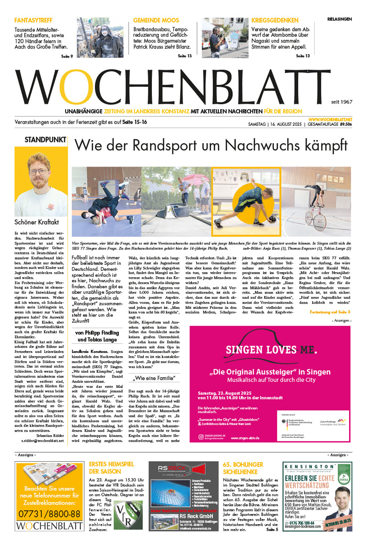 Ausgabe 33 vom 16. August 2025
