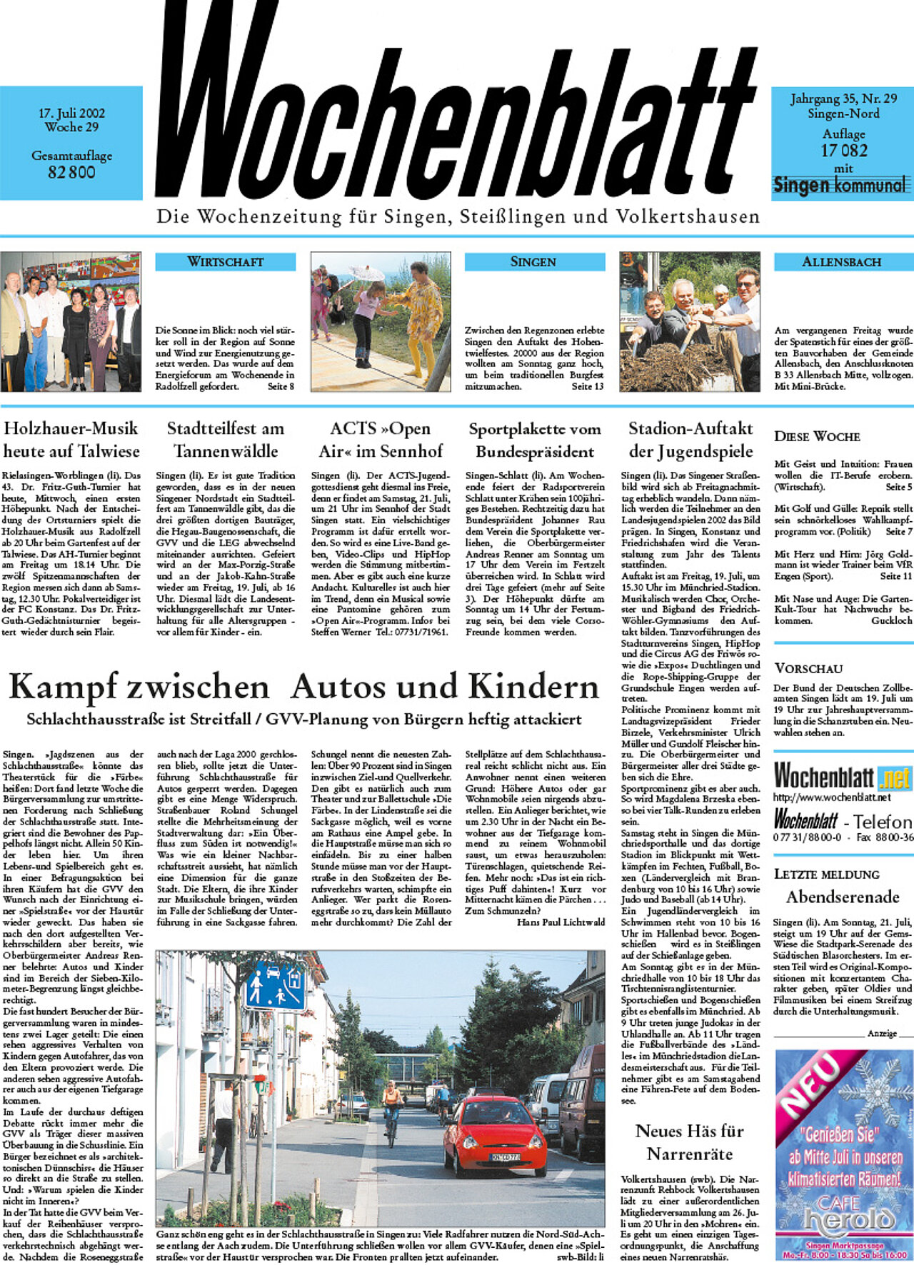 Ausgabe 29 vom 17. Juli 2002