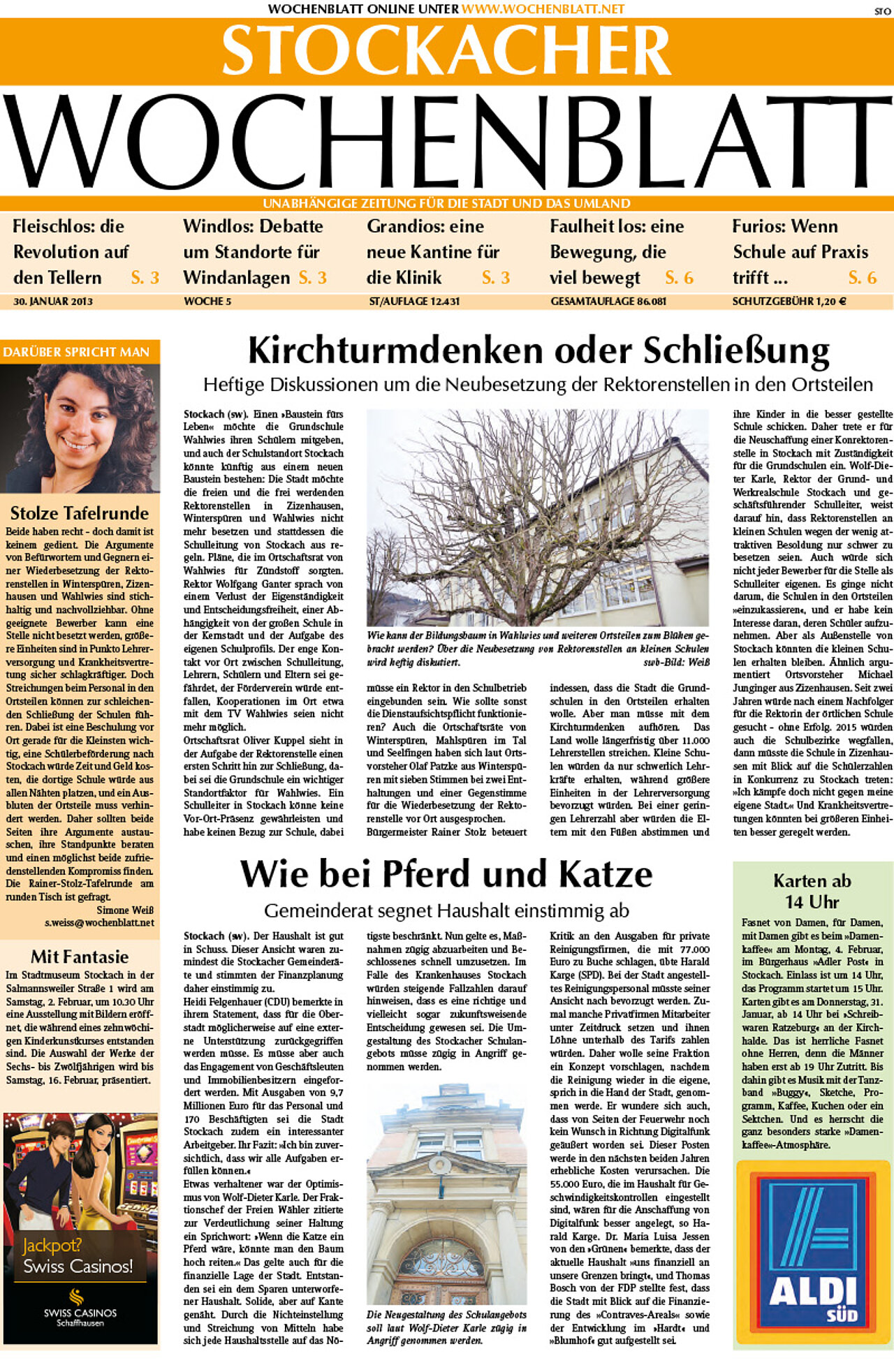 Ausgabe 05 vom 30. Januar 2013