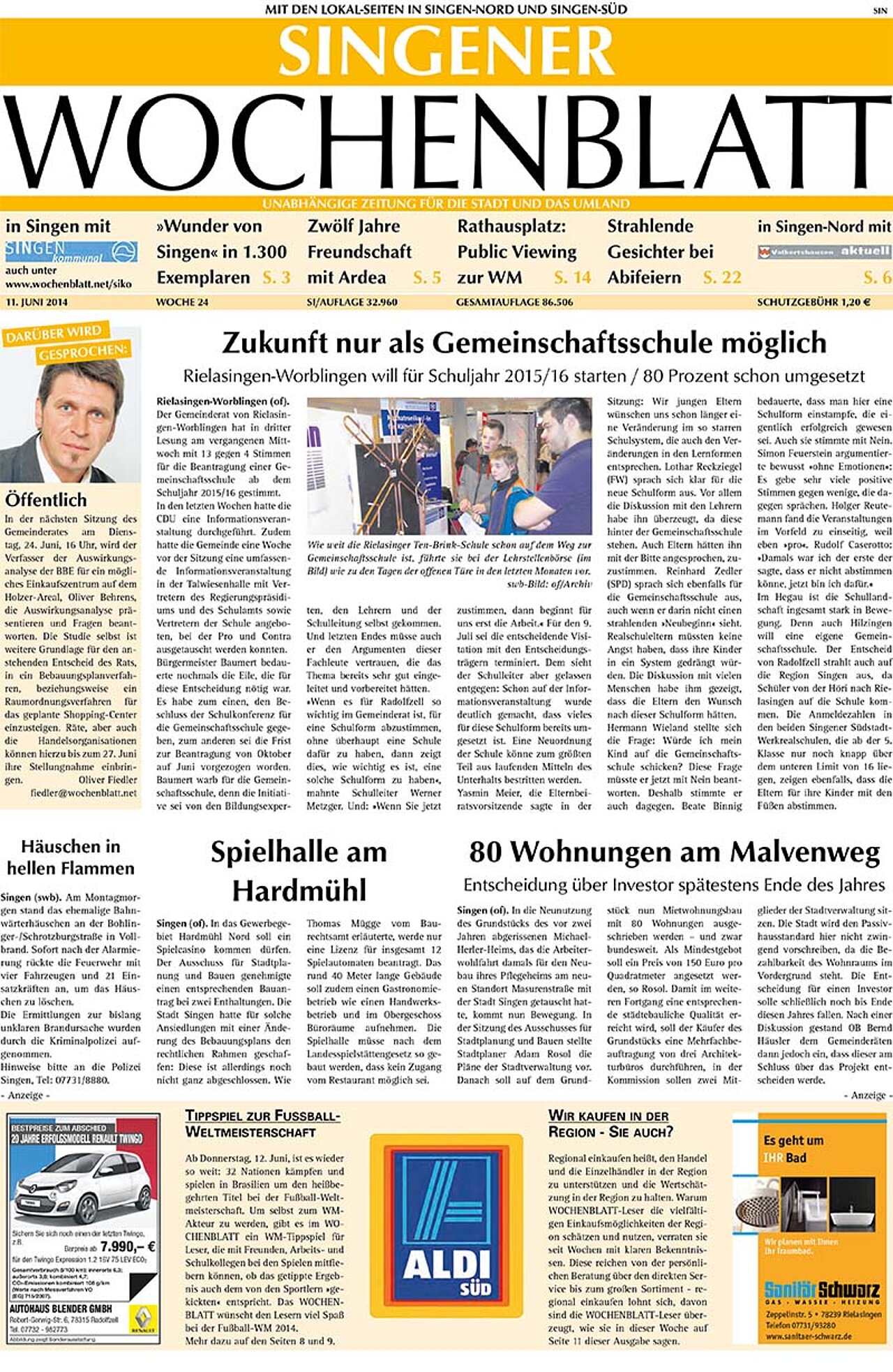 Ausgabe 24 vom 11. Juni 2014