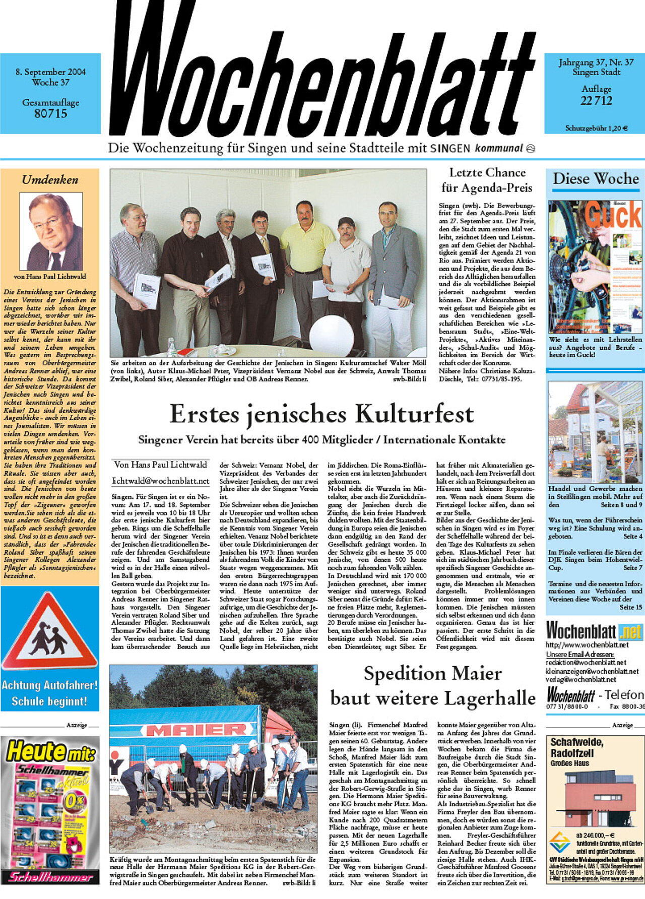 Ausgabe 37 vom 08. September 2004