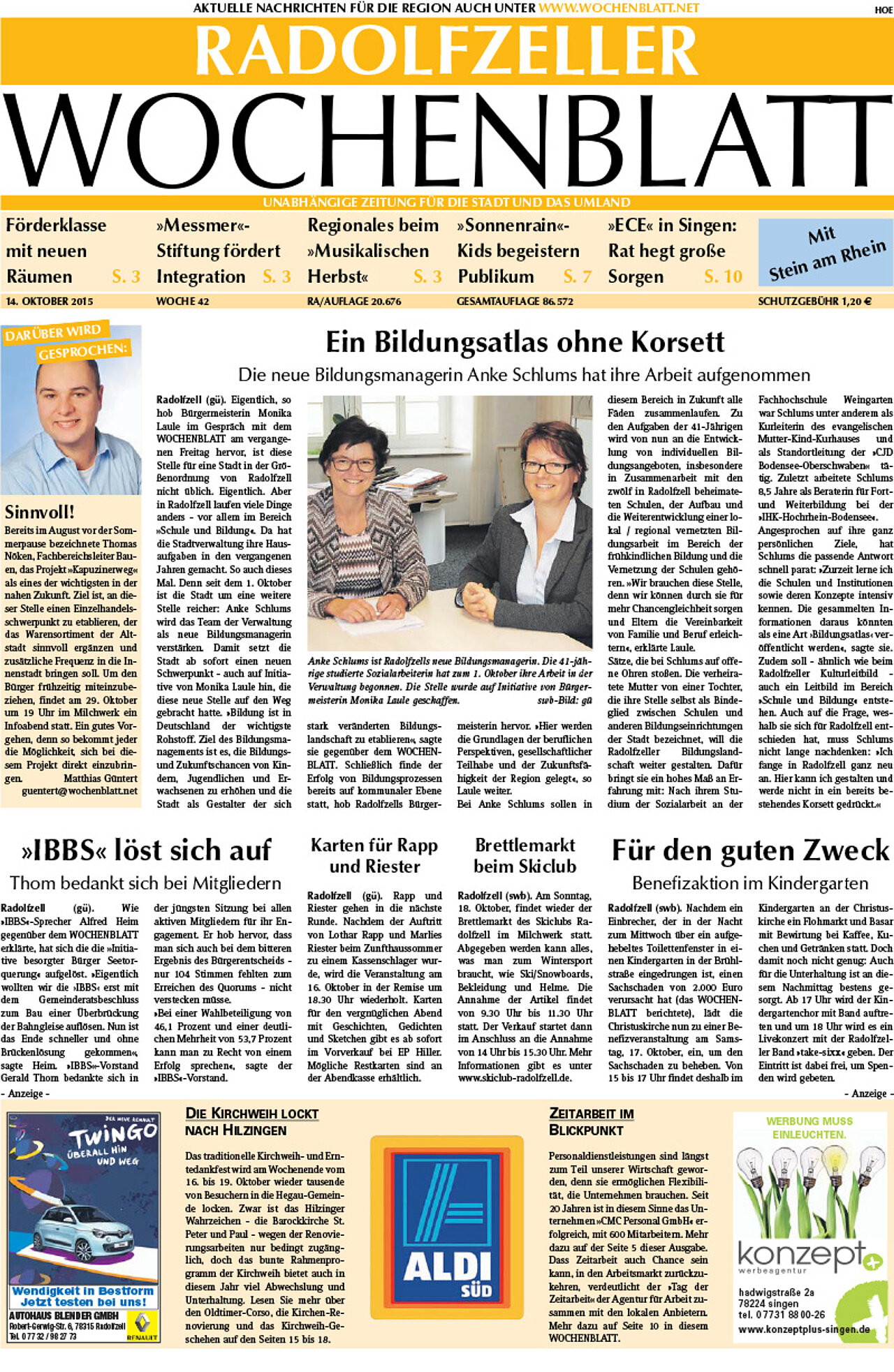 Ausgabe 42 vom 14. Oktober 2015
