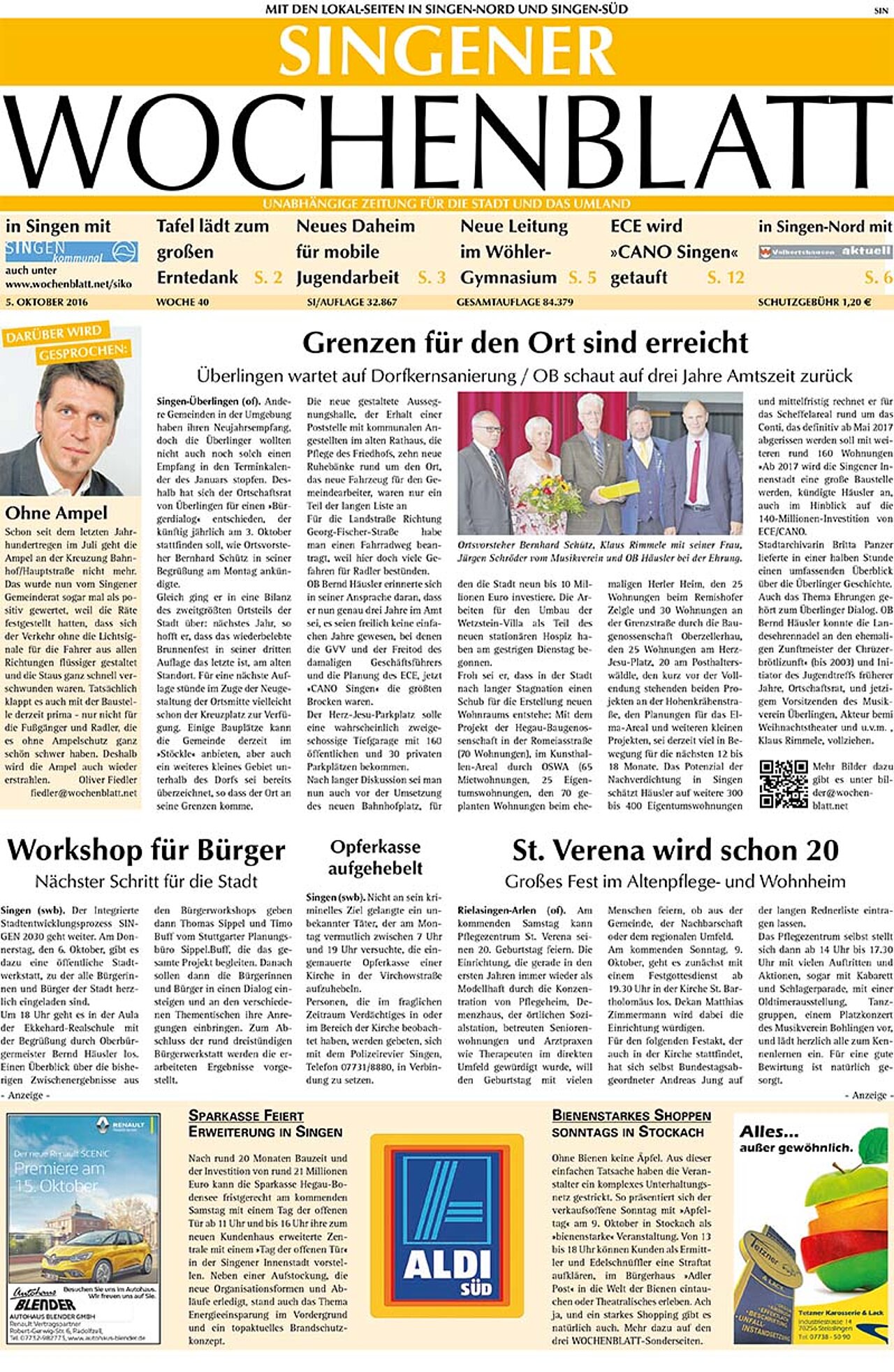 Ausgabe 40 vom 05. Oktober 2016