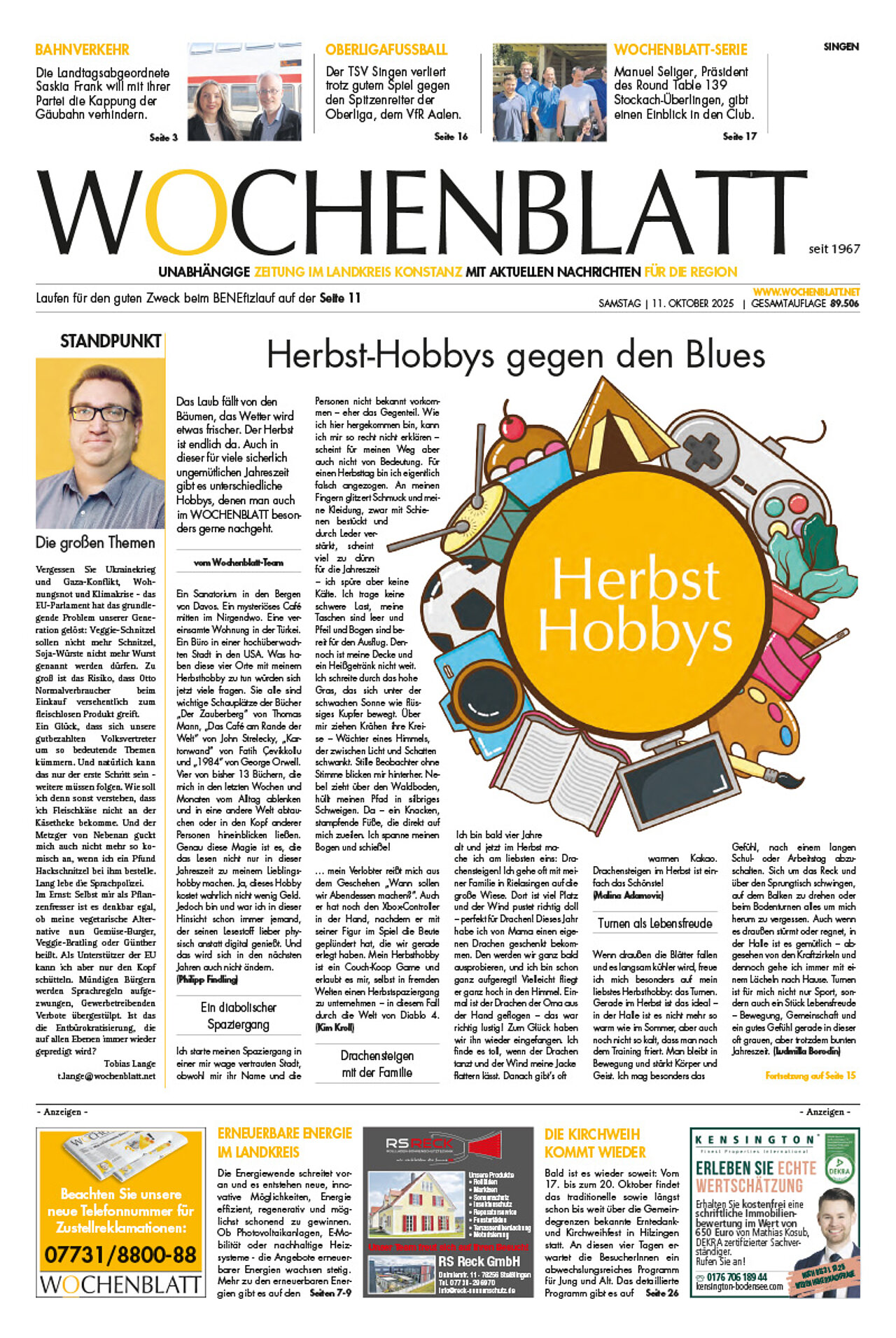 Ausgabe 41 vom 11. Oktober 2025