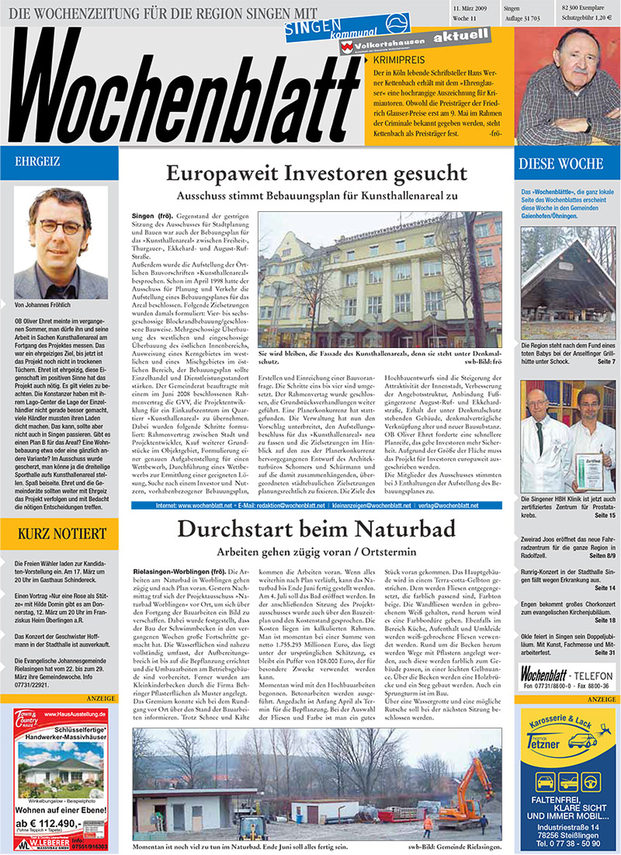 Ausgabe 10 vom 11. März 2009