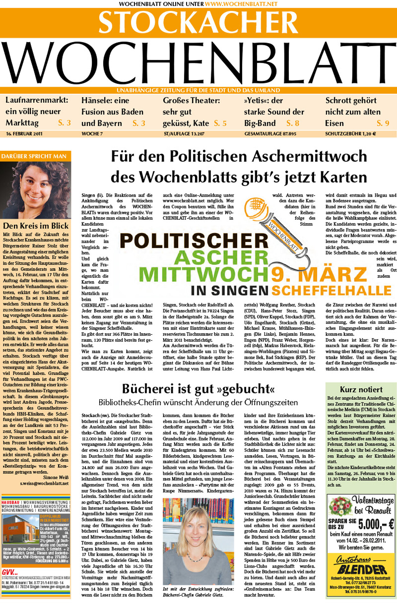 Ausgabe 07 vom 16. Februar 2011