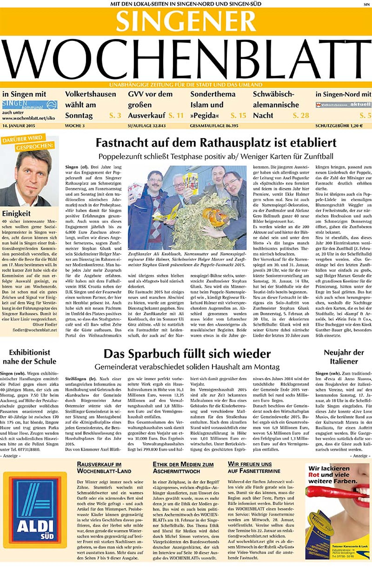 Ausgabe 03 vom 14. Januar 2015