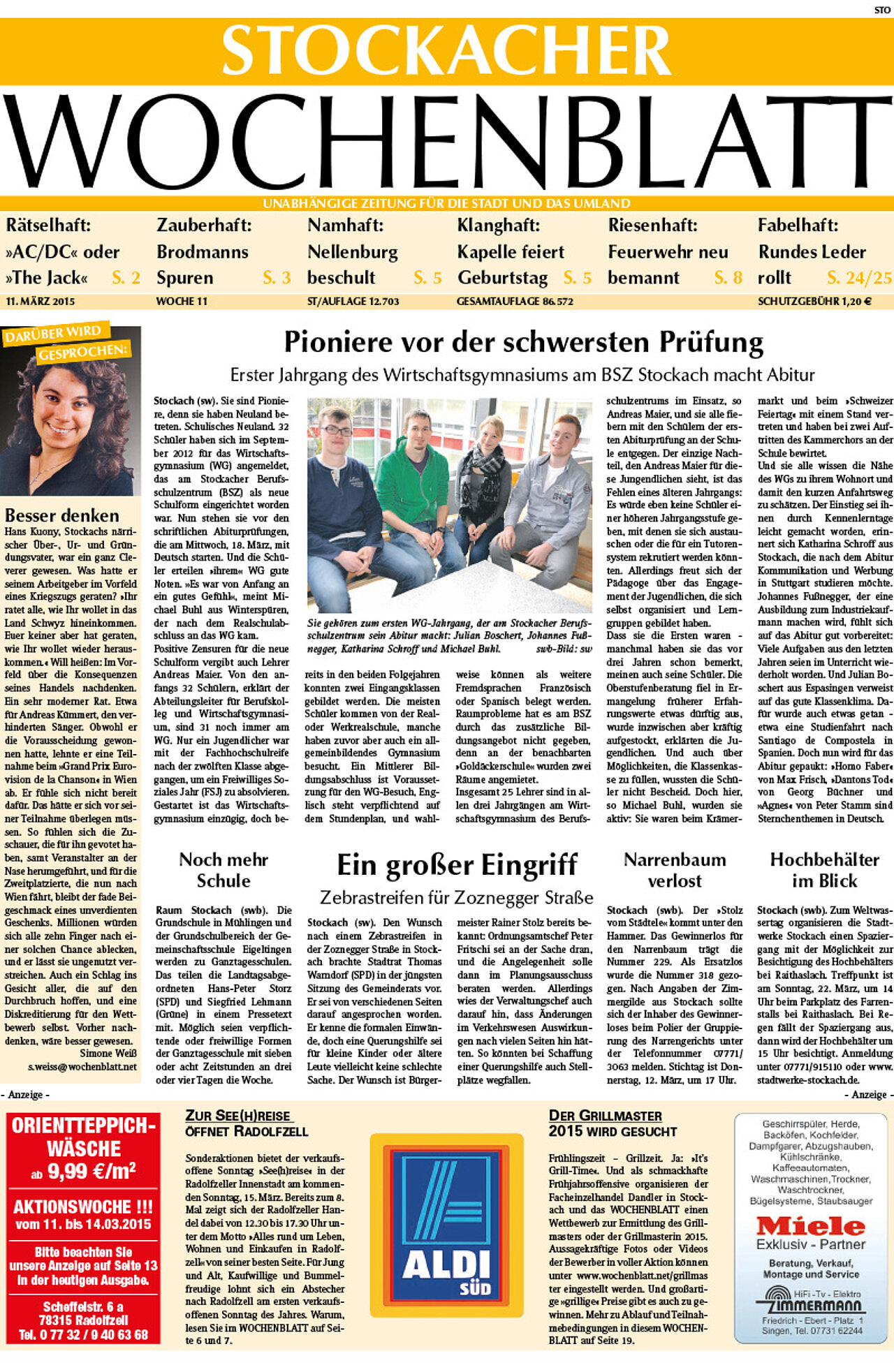 Ausgabe 11 vom 11. März 2015
