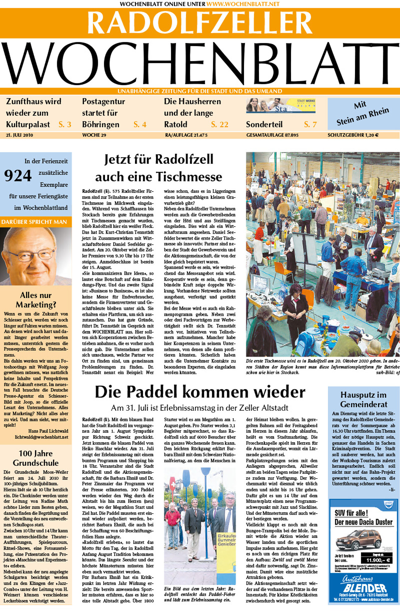 Ausgabe 29 vom 21. Juli 2010