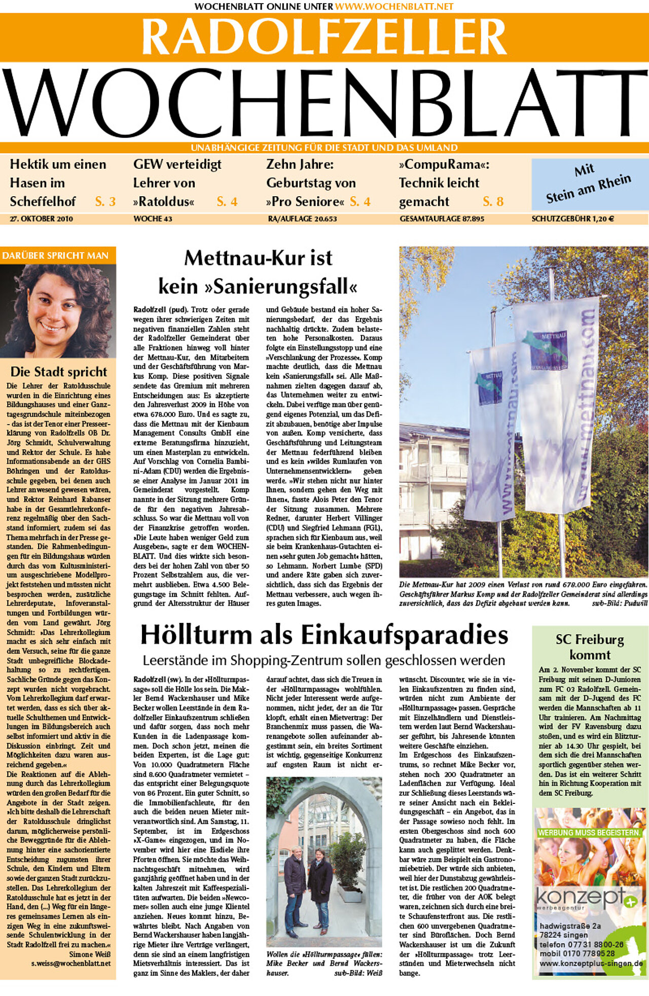 Ausgabe 43 vom 27. Oktober 2010