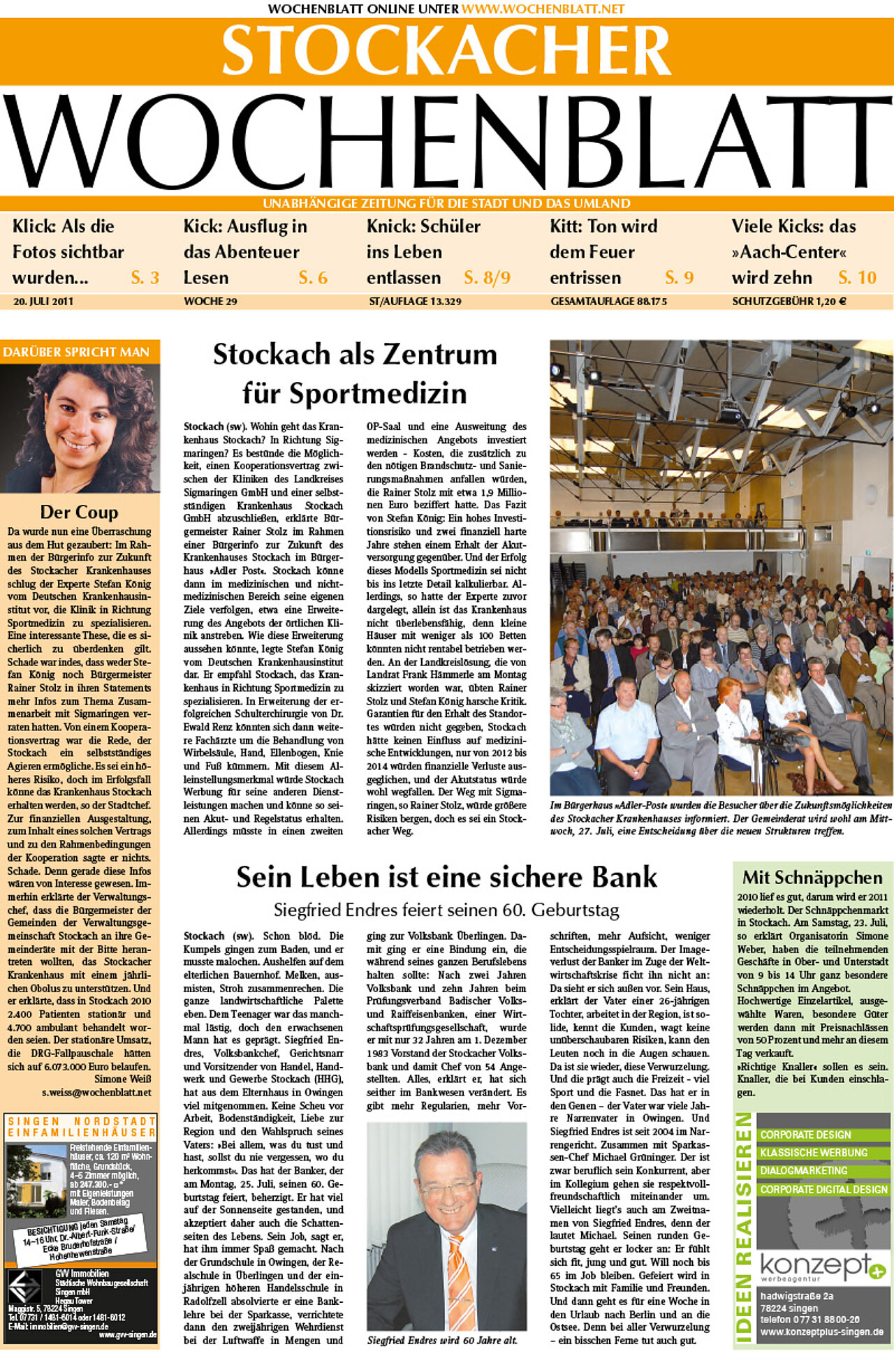 Ausgabe 29 vom 20. Juli 2011