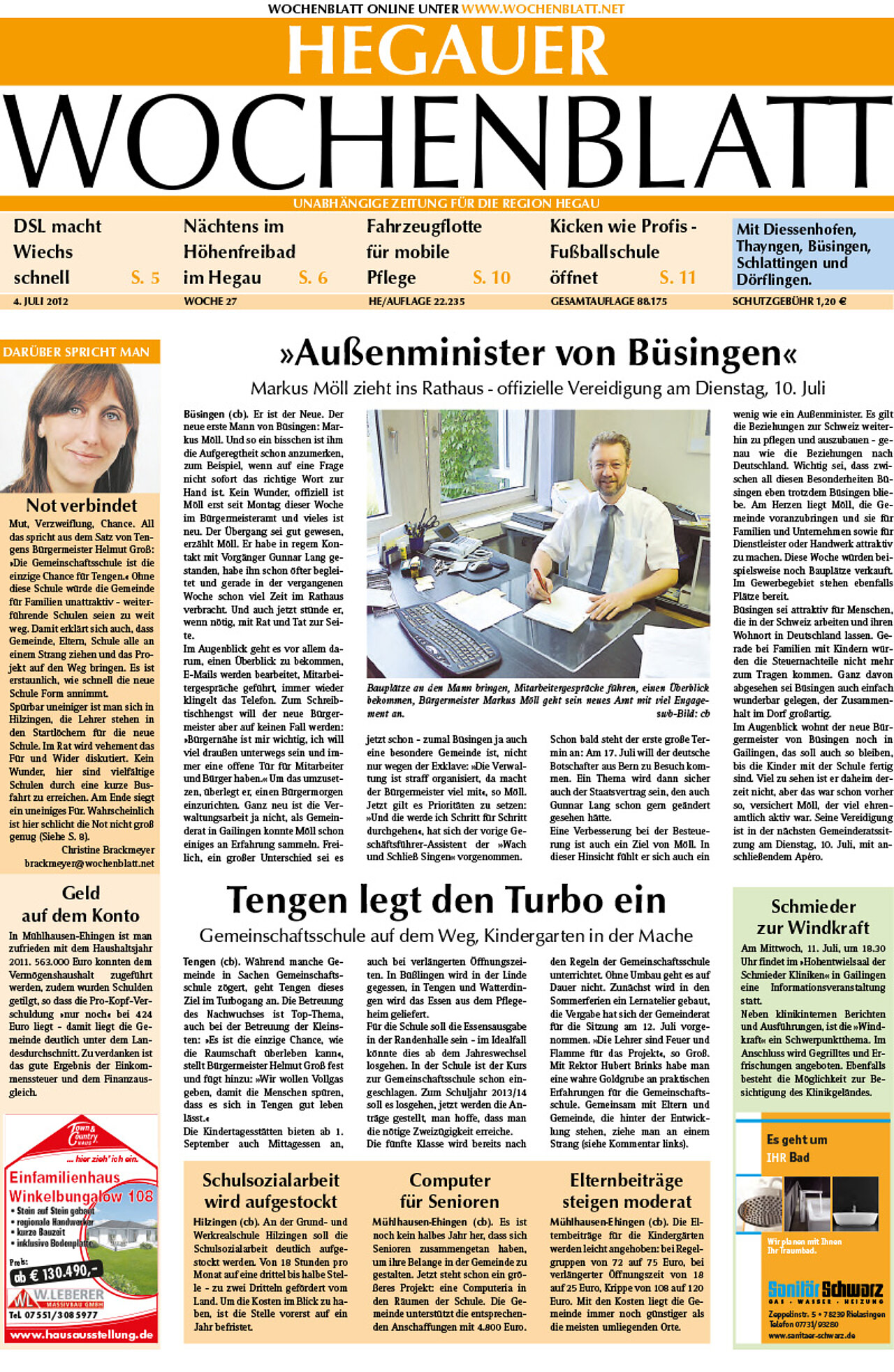 Ausgabe 27 vom 04. Juli 2012