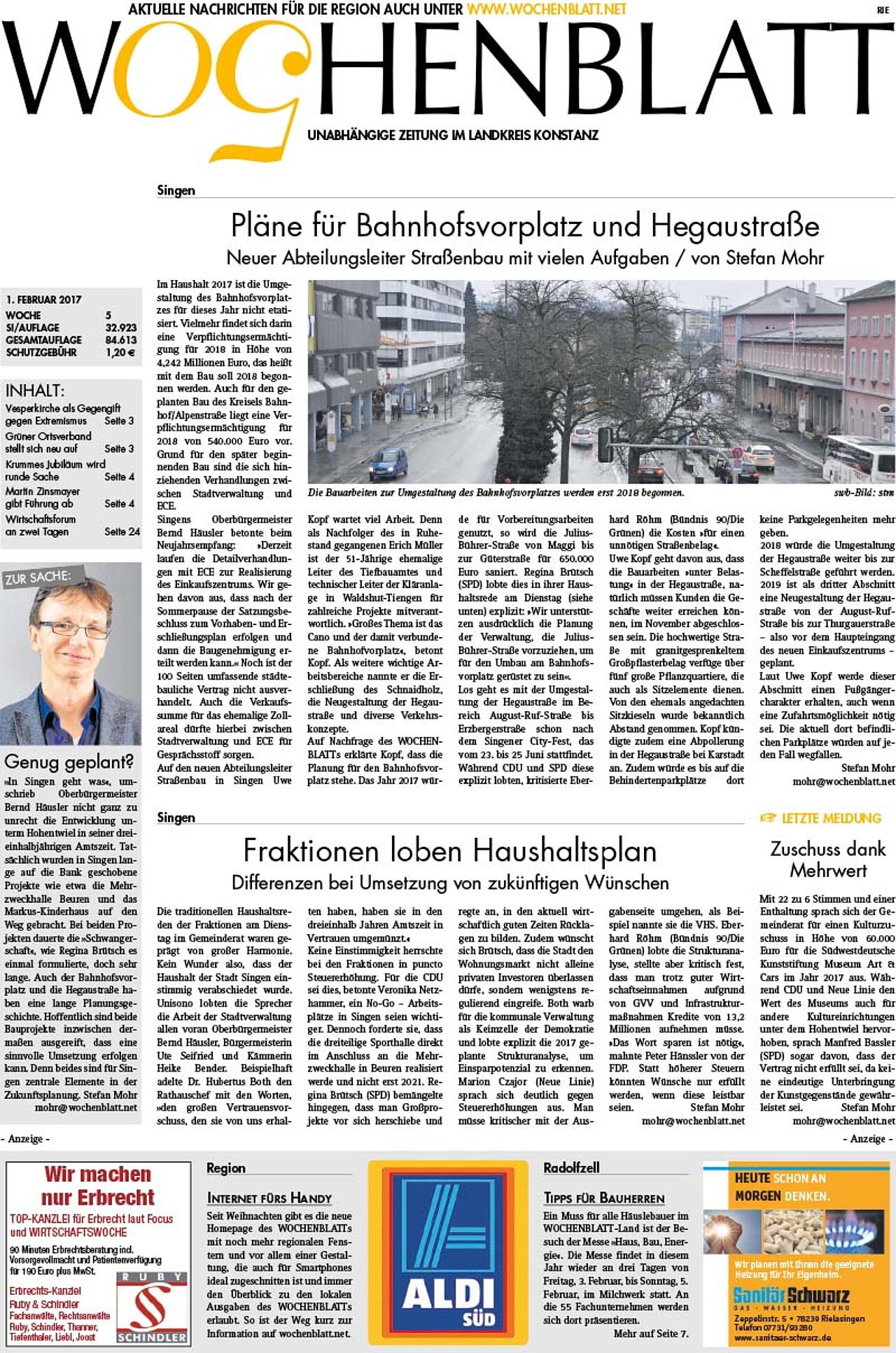 Ausgabe 05 vom 01. Februar 2017