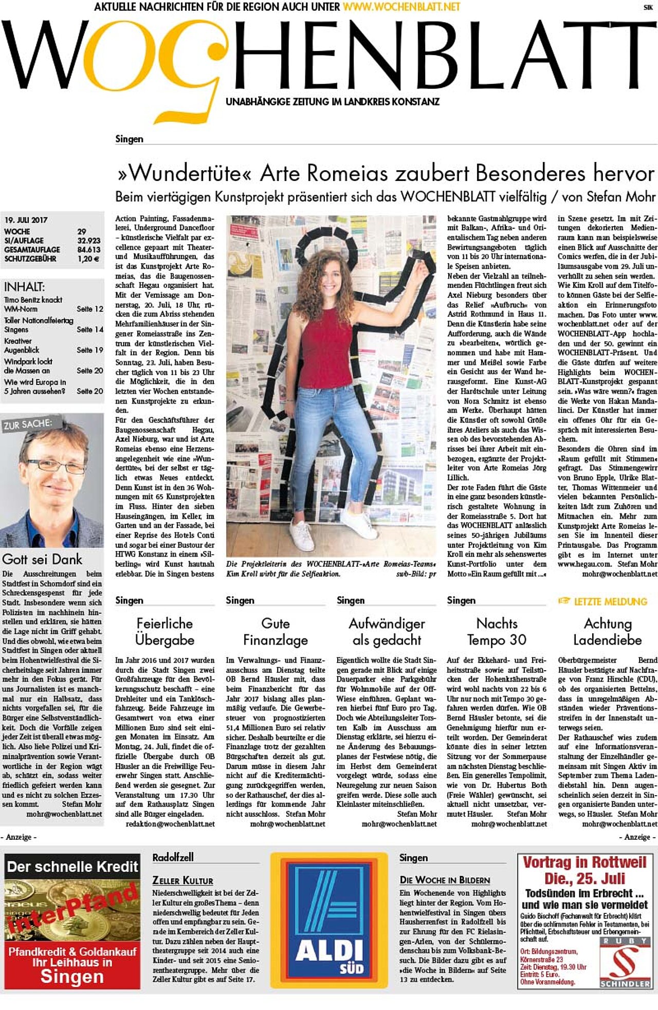 Ausgabe 29 vom 19. Juli 2017