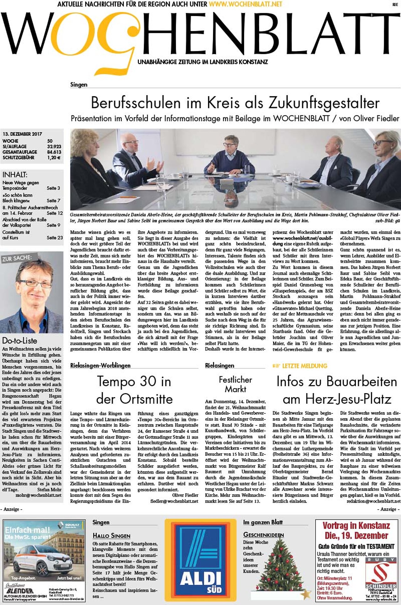 Ausgabe 50 vom 13. Dezember 2017