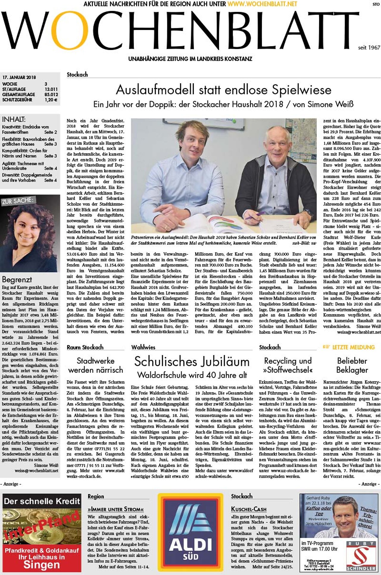 Ausgabe 03 vom 17. Januar 2018
