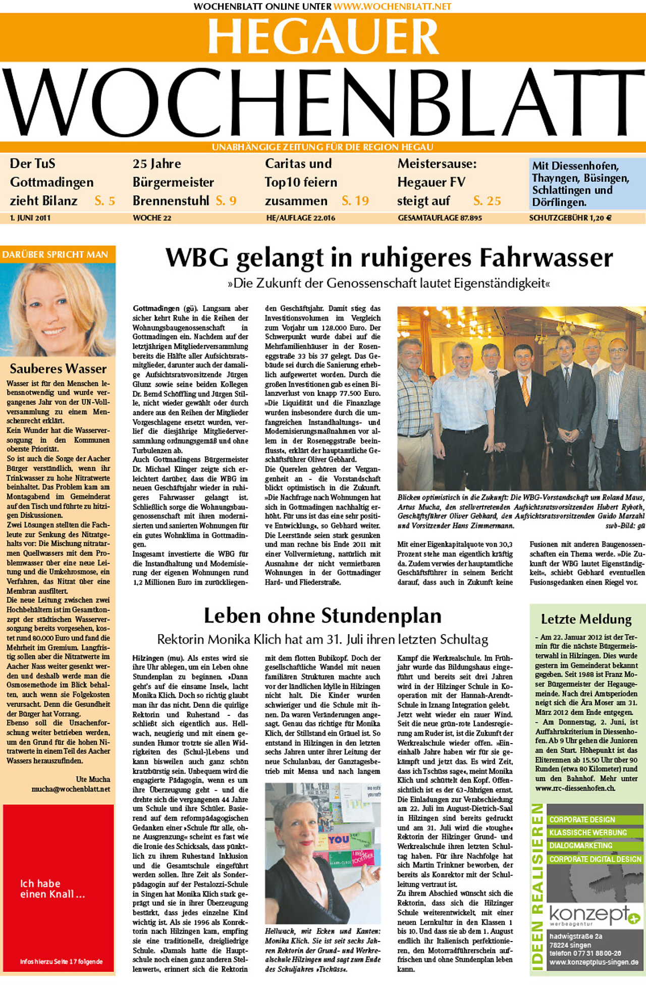 Ausgabe 22 vom 01. Juni 2011