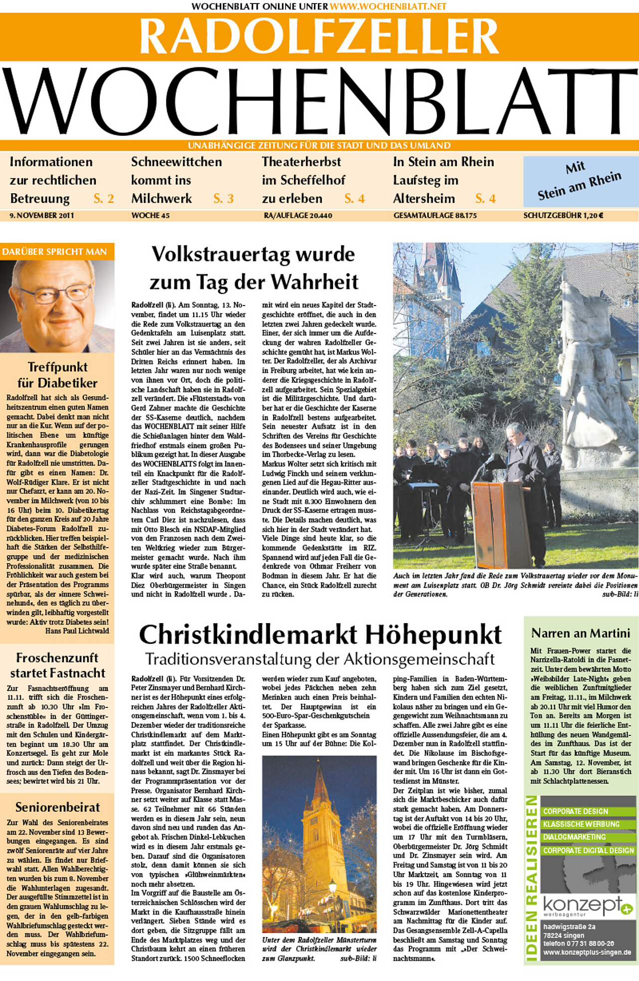 Ausgabe 45 vom 09. November 2011