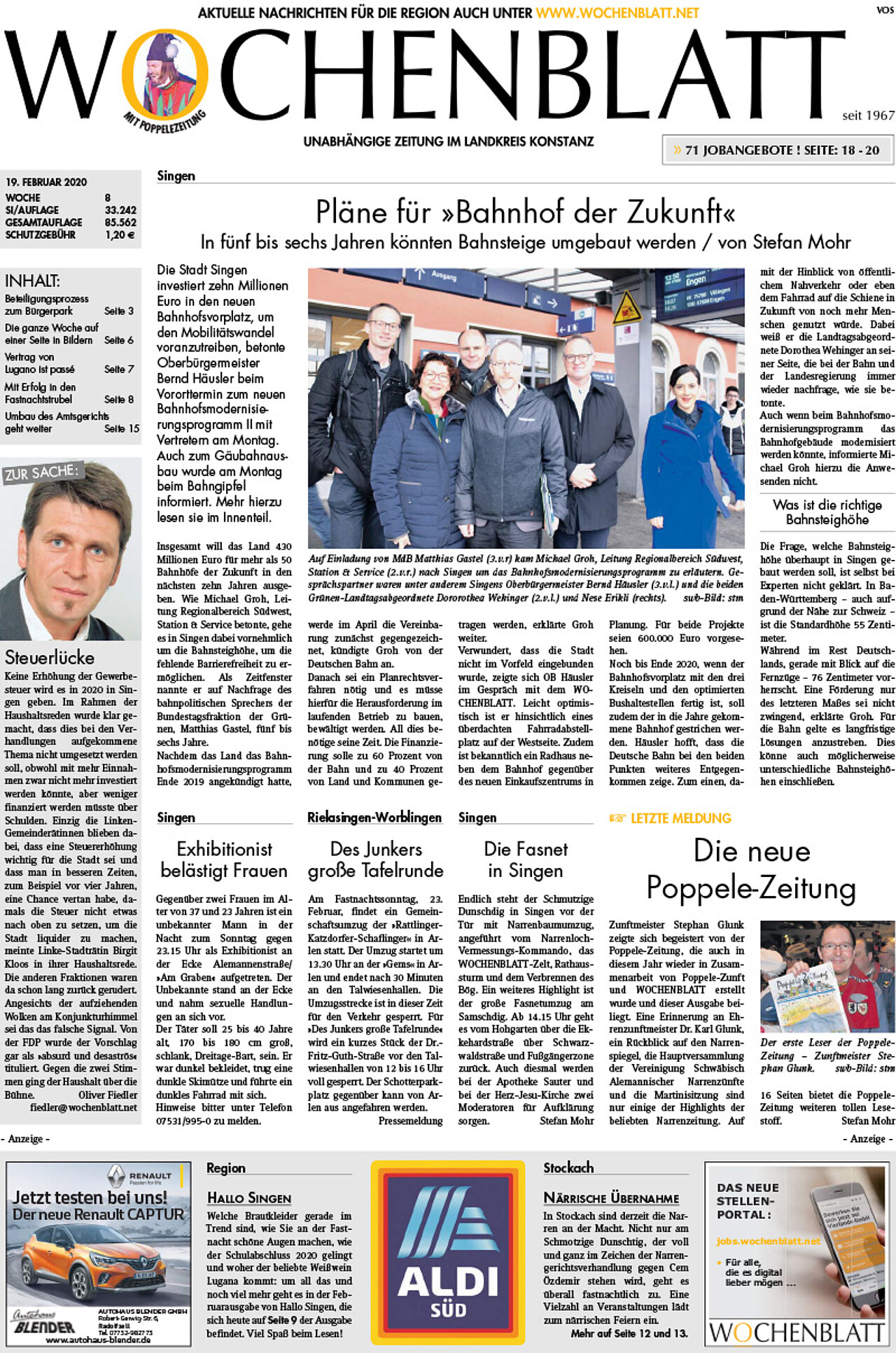 Ausgabe 08 vom 19. Februar 2020