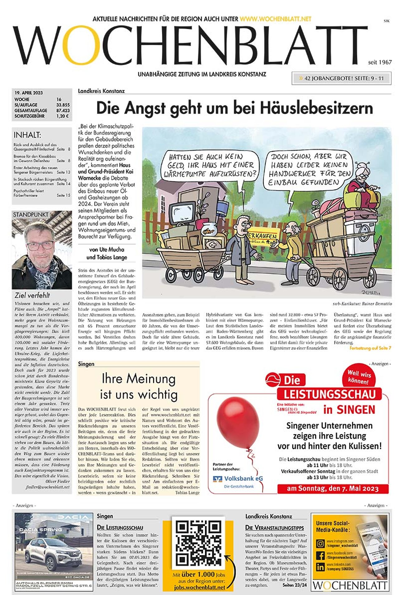 Ausgabe 16 vom 19. April 2023