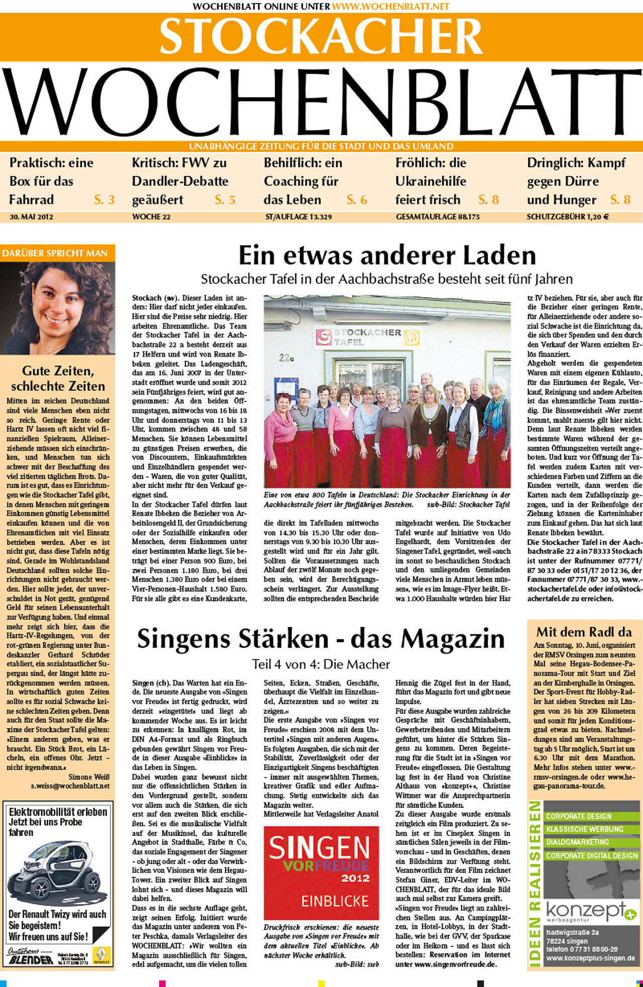 Ausgabe 22 vom 30. Mai 2012