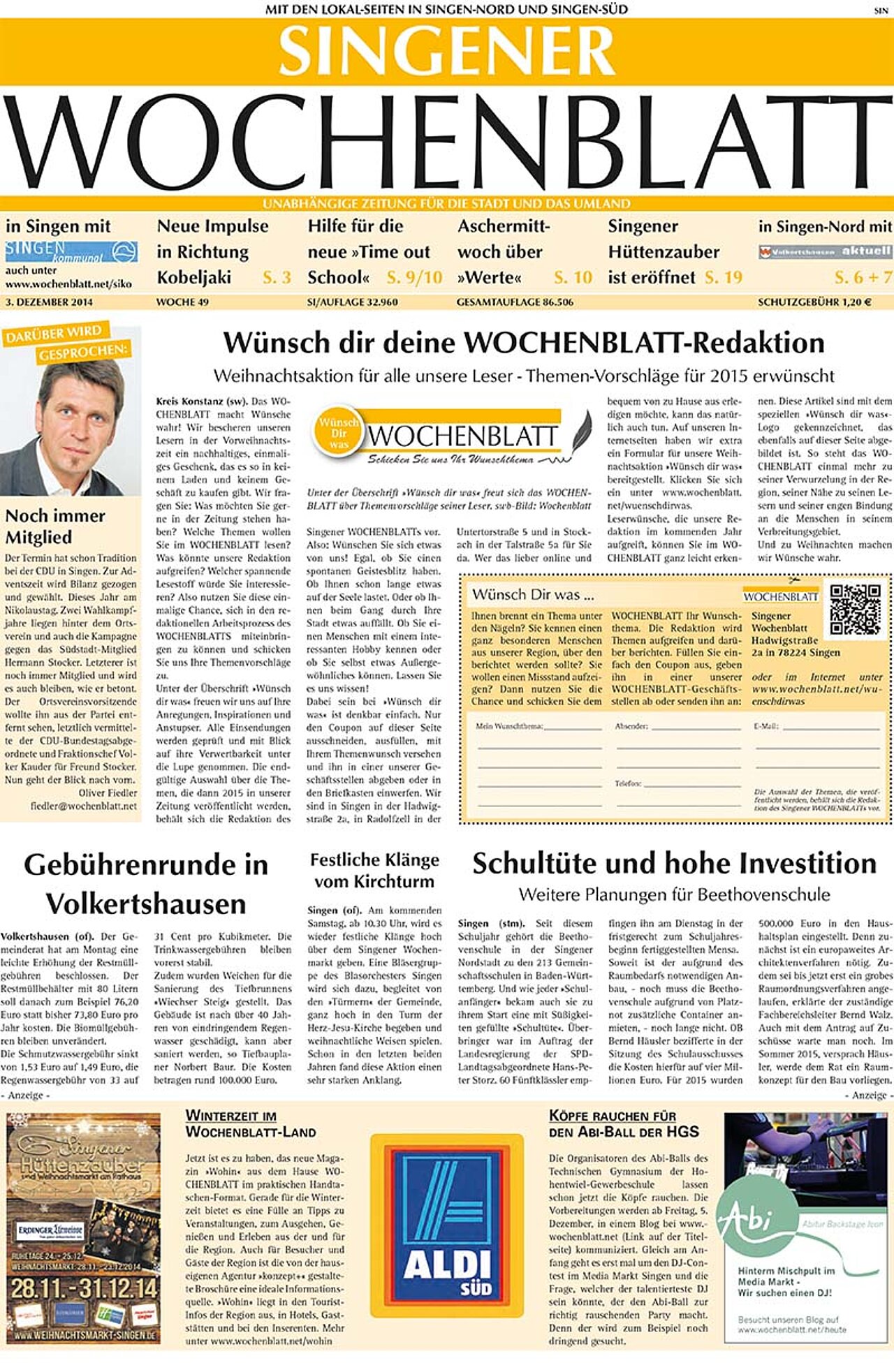 Ausgabe 49 vom 03. Dezember 2014
