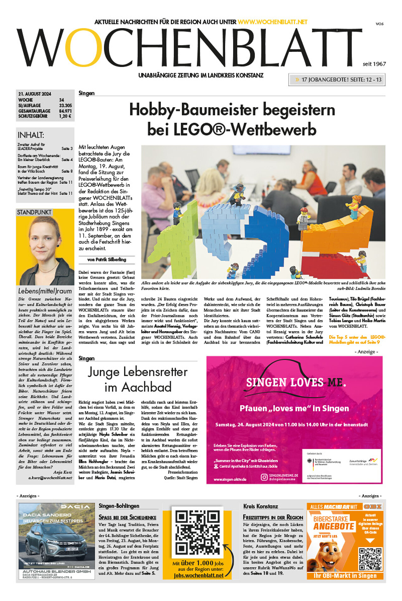 Ausgabe 34 vom 21. August 2024
