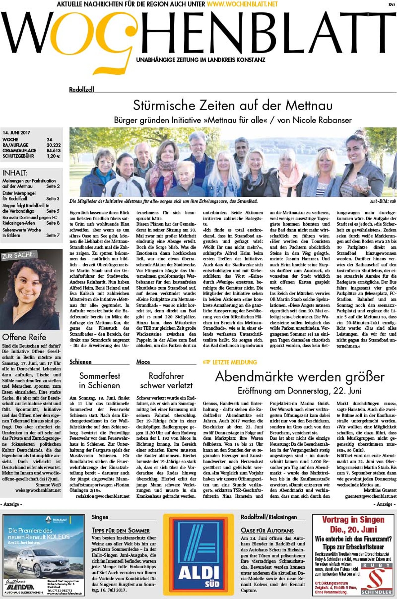Ausgabe 24 vom 14. Juni 2017