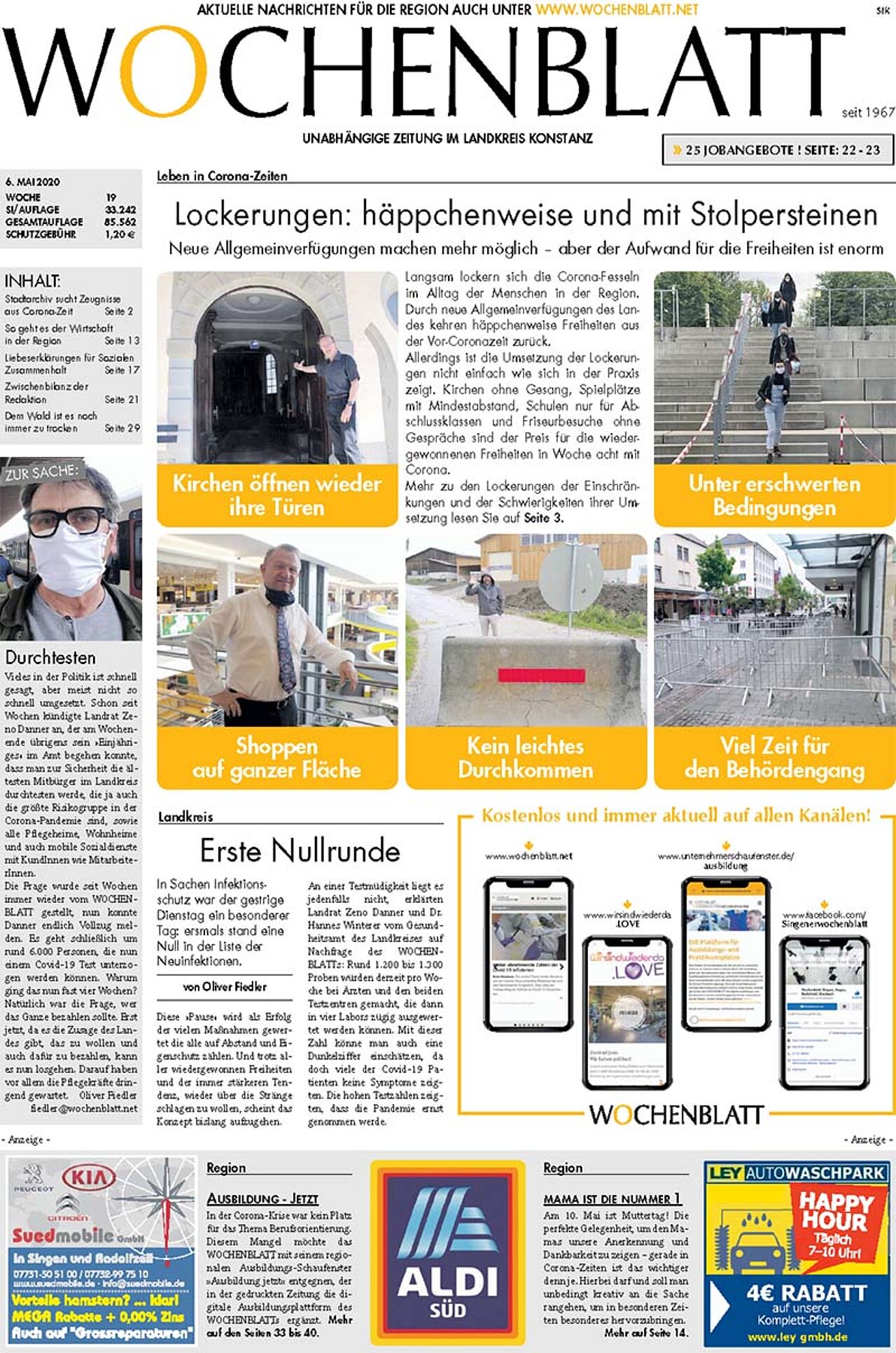 Ausgabe 19 vom 06. Mai 2020