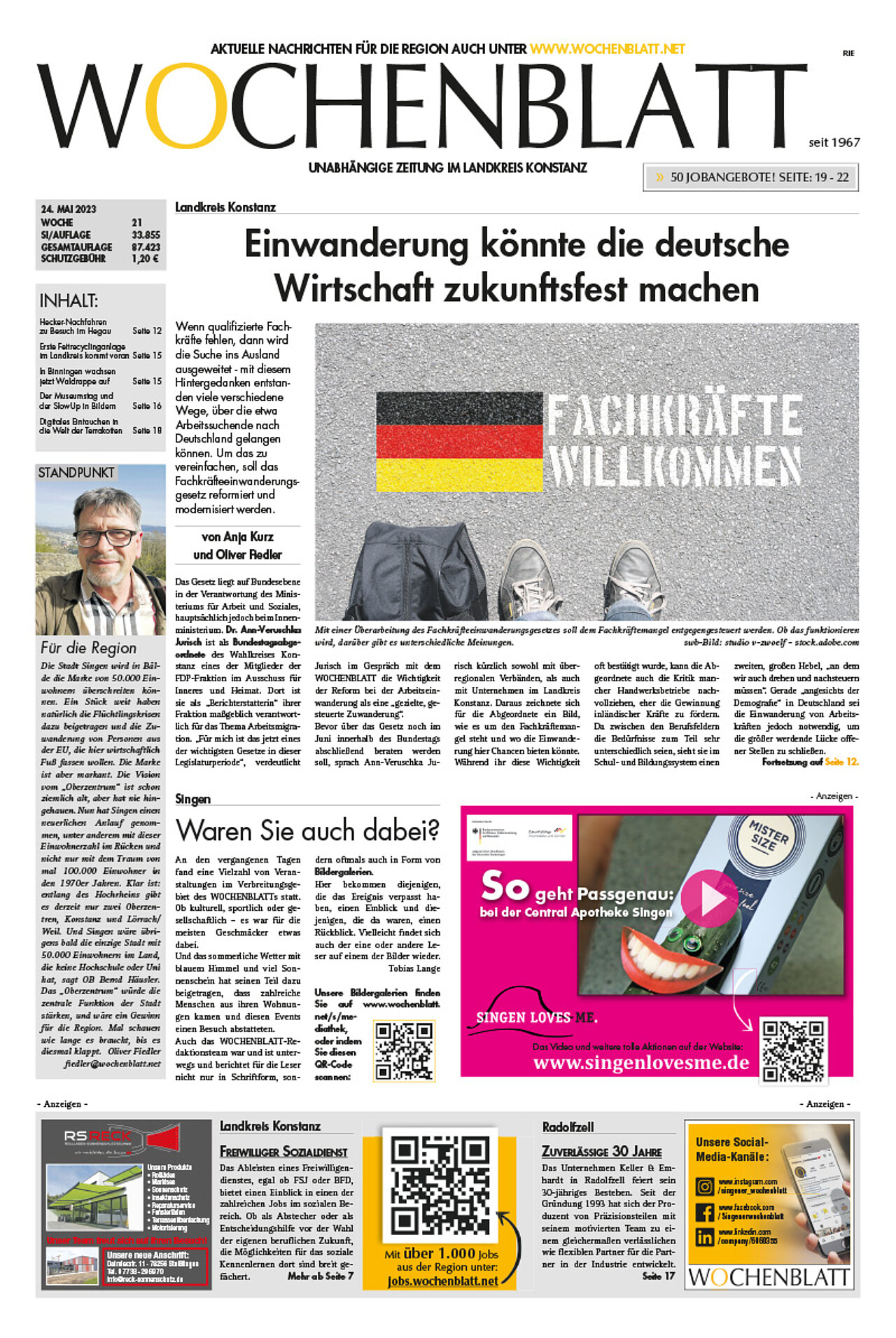 Ausgabe 21 vom 24. Mai 2023