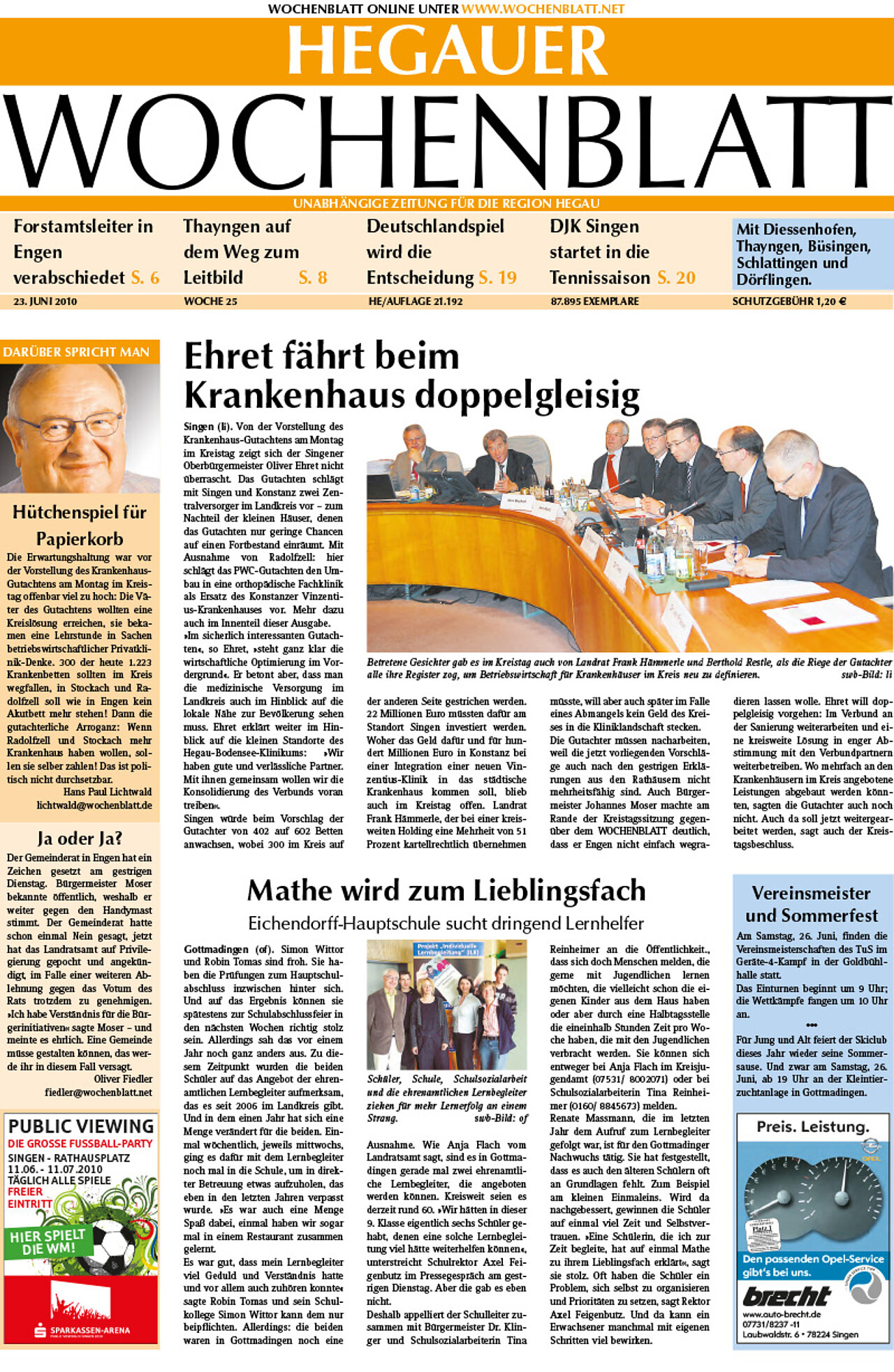 Ausgabe 25 vom 23. Juni 2010