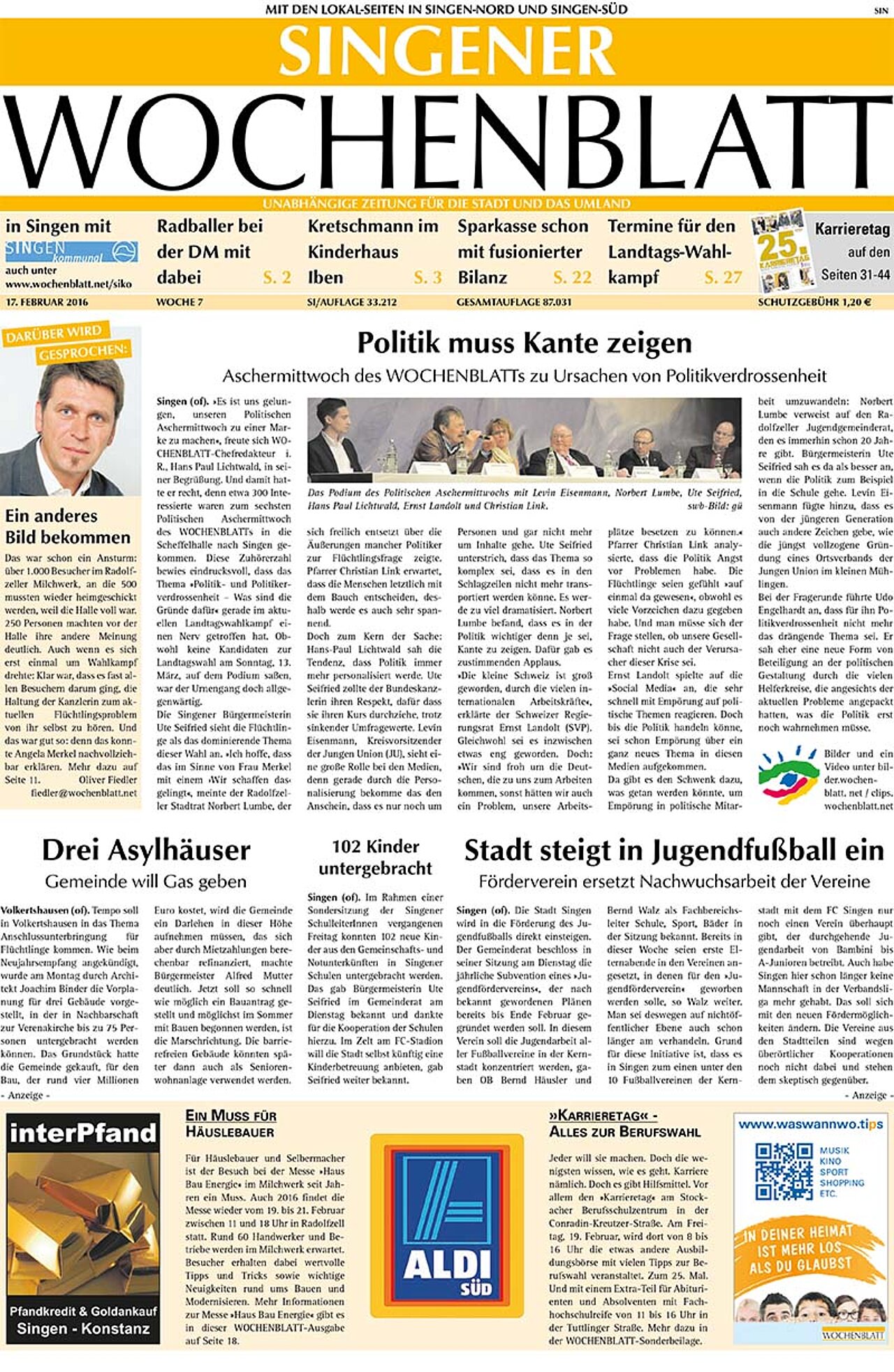 Ausgabe 07 vom 17. Februar 2016