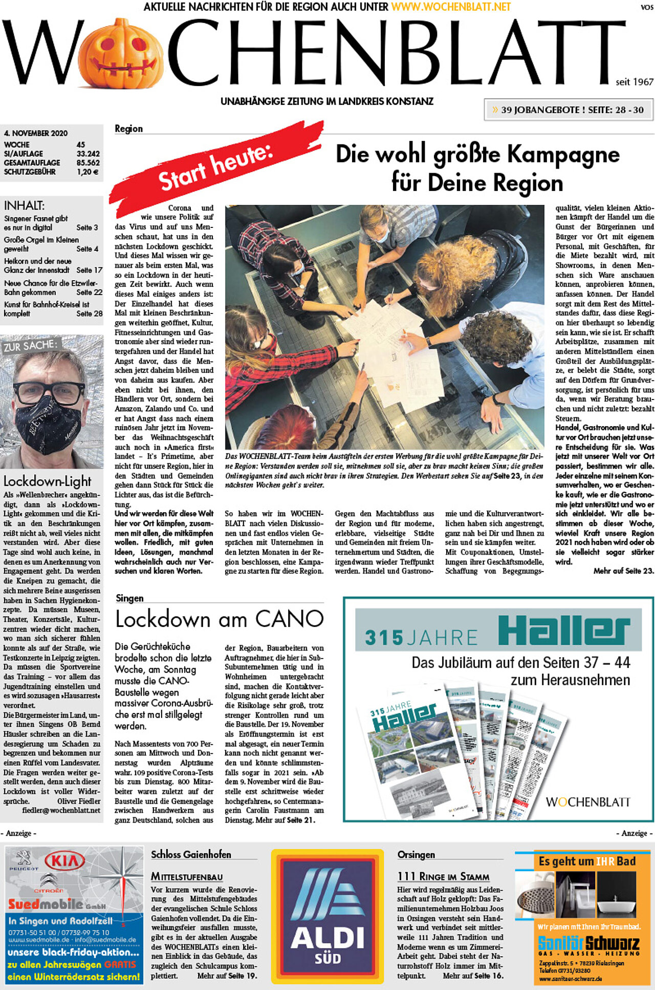Ausgabe 45 vom 04. November 2020