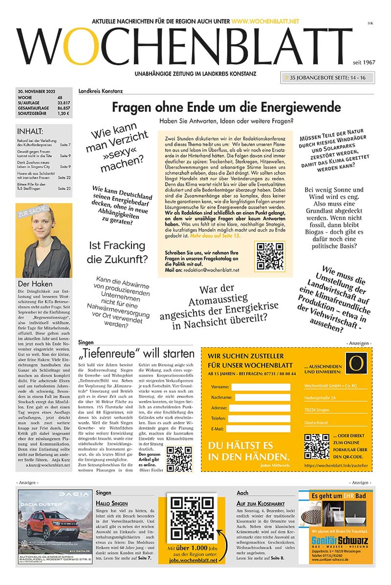Ausgabe 48 vom 30. November 2022