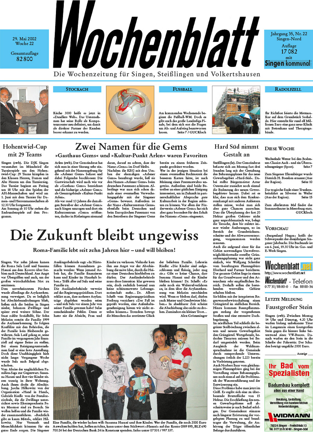 Ausgabe 22 vom 29. Mai 2002