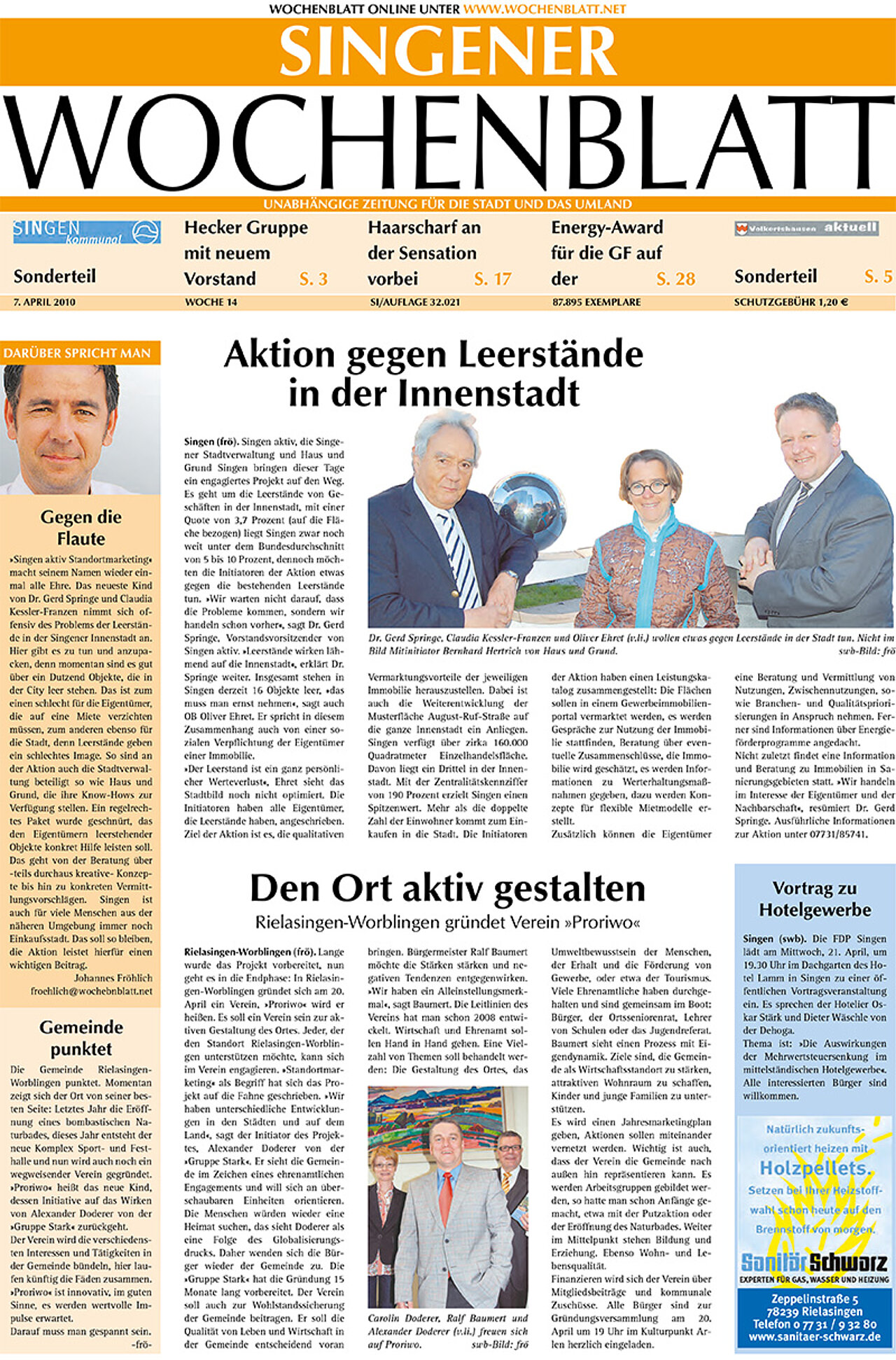 Ausgabe 14 vom 07. April 2010