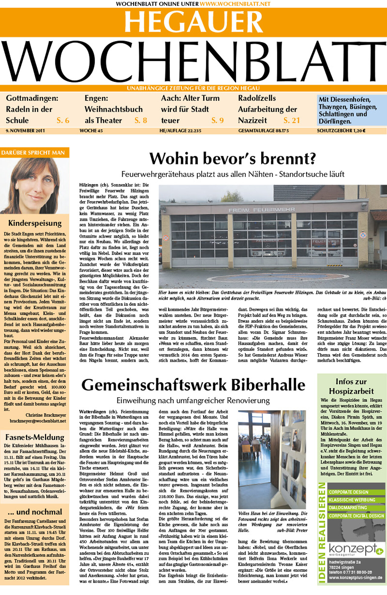 Ausgabe 45 vom 09. November 2011