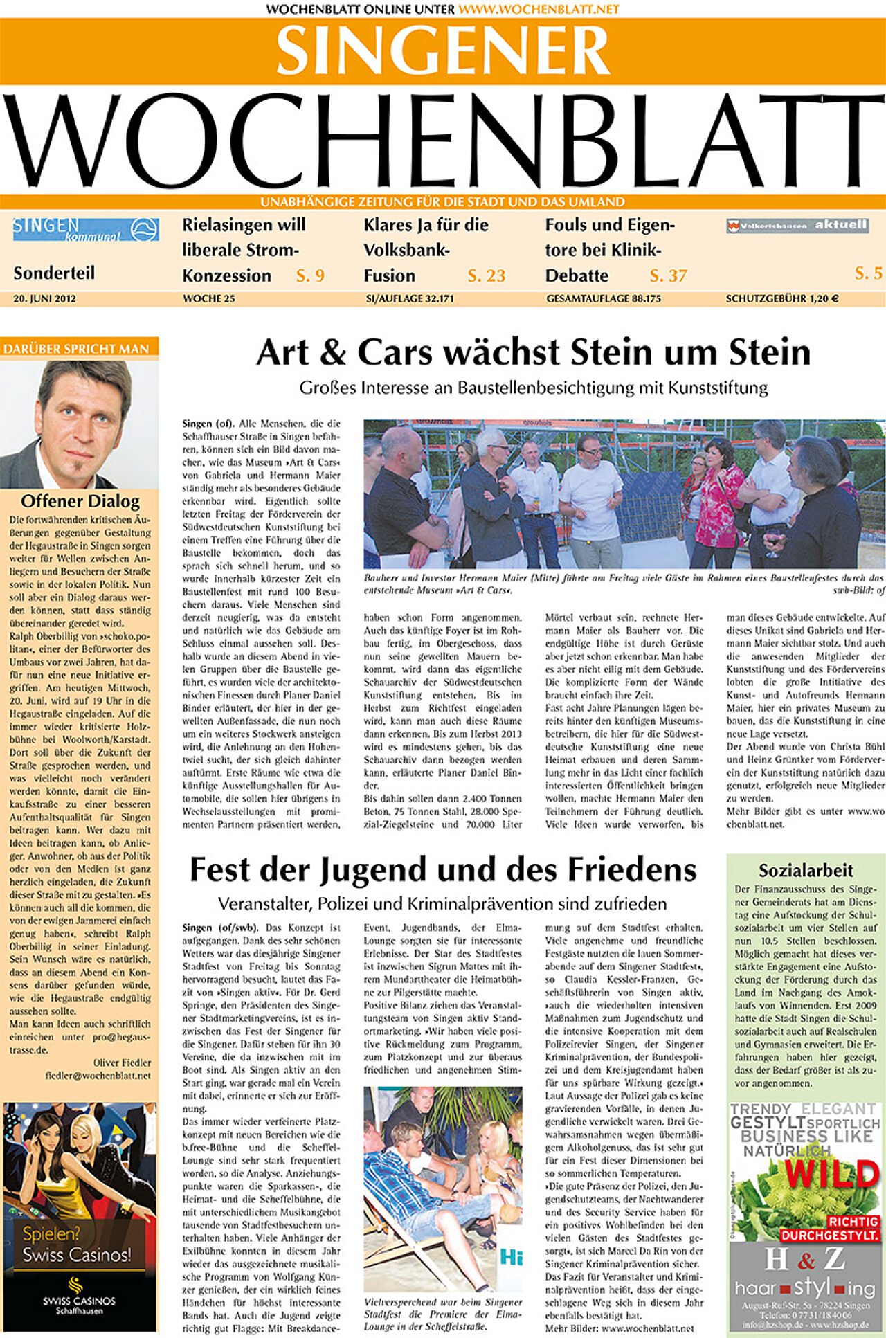 Ausgabe 25 vom 20. Juni 2012