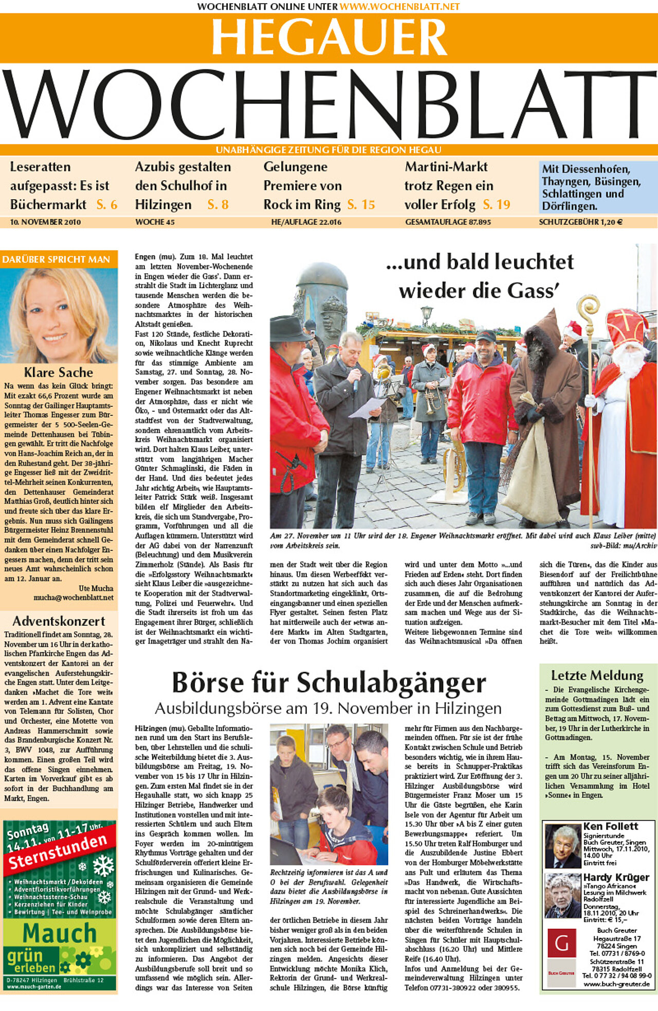 Ausgabe 45 vom 10. November 2010