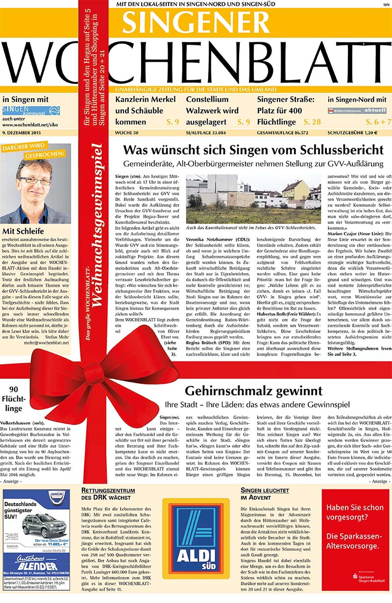 Ausgabe 50 vom 09. Dezember 2015