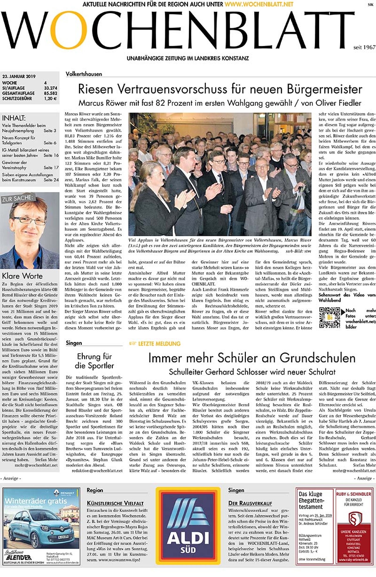Ausgabe 04 vom 23. Januar 2019