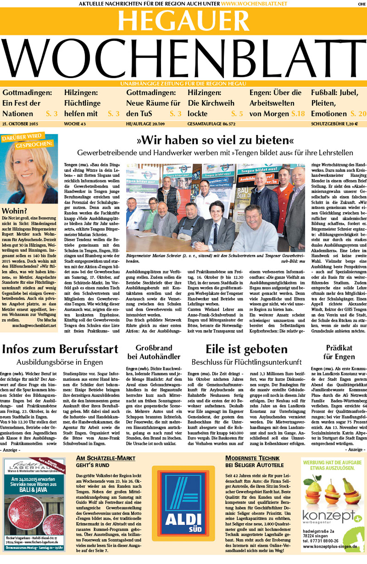 Ausgabe 43 vom 21. Oktober 2015
