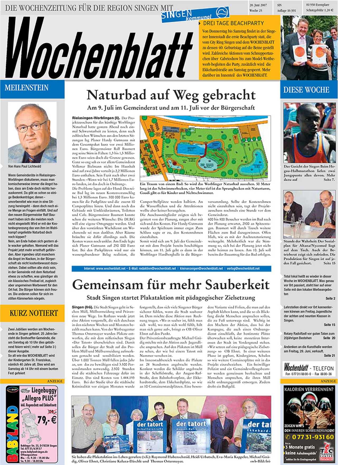 Ausgabe 25 vom 20. Juni 2007