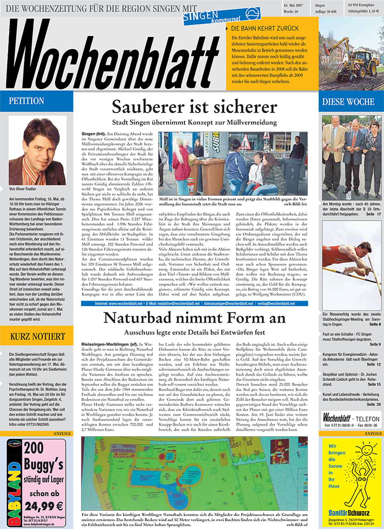 Ausgabe 20 vom 16. Mai 2007