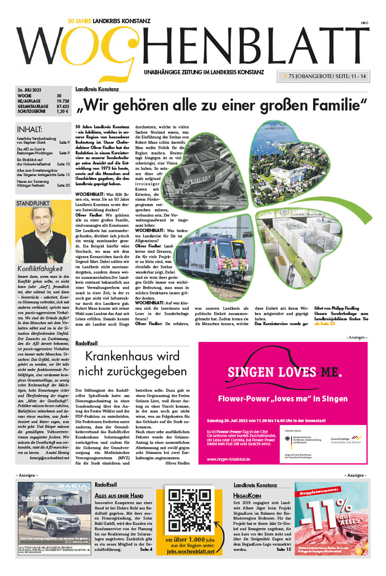 Ausgabe 30 vom 26. Juli 2023